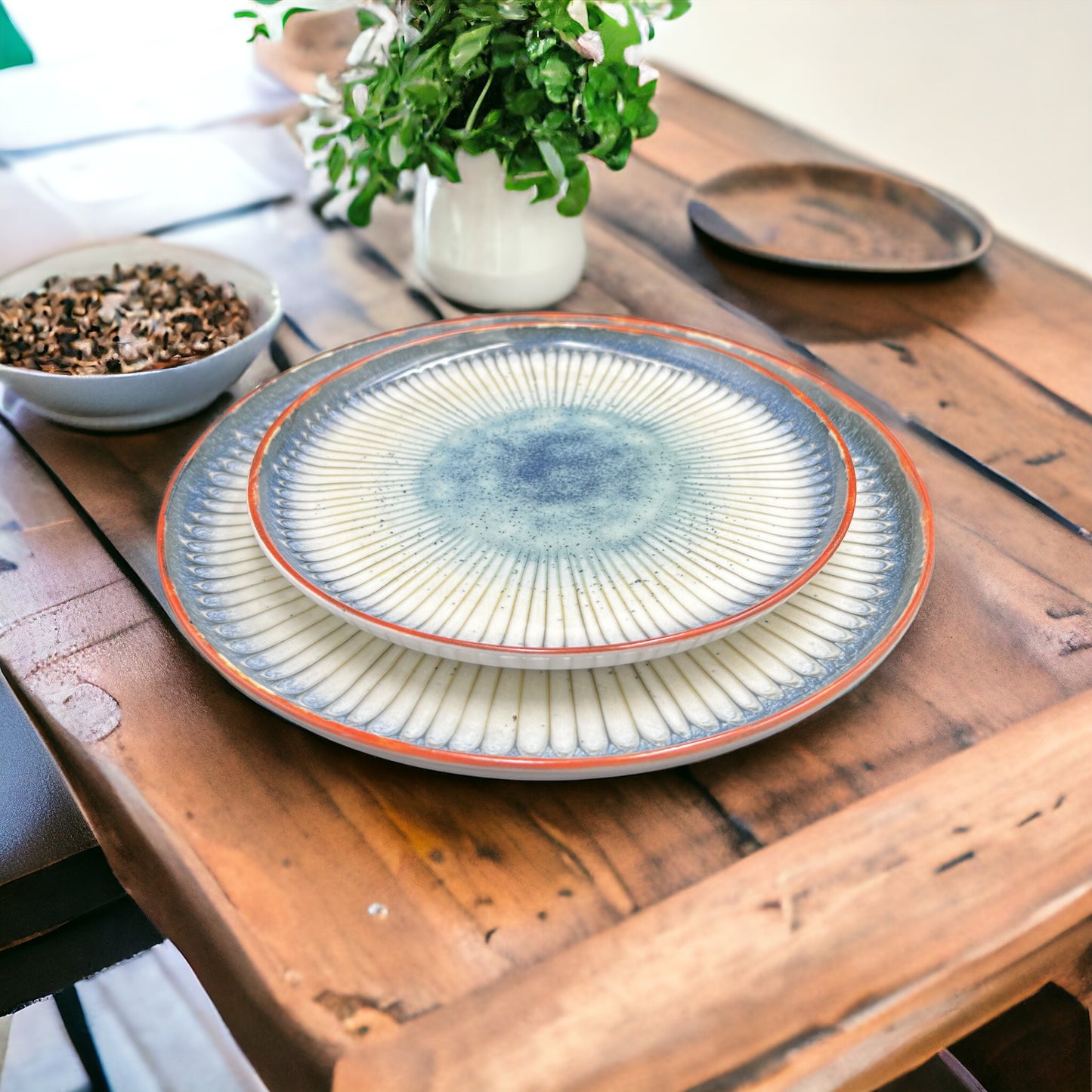 Blue Moon Dinner Plate - Flat