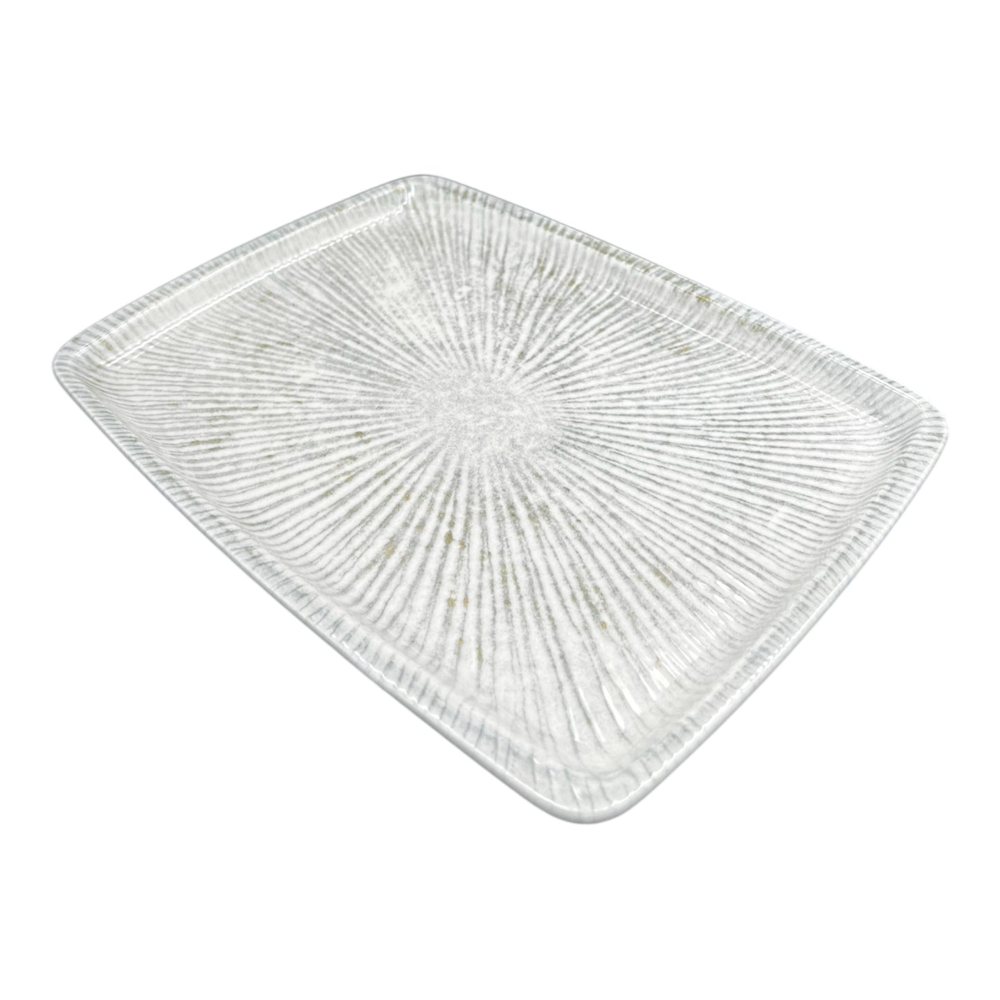 Grey Fossil Serving Platter -Rectangular