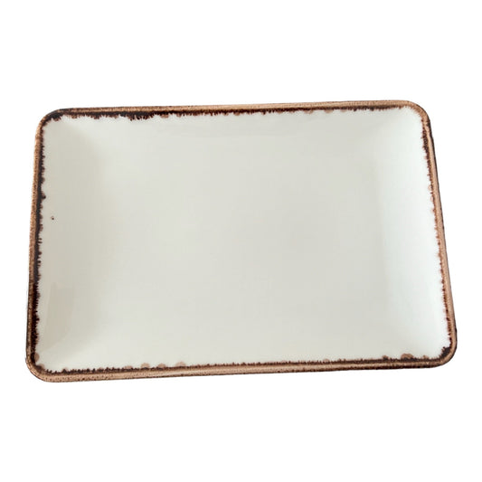 B-GRADE - Cream Serving Platter - Medium