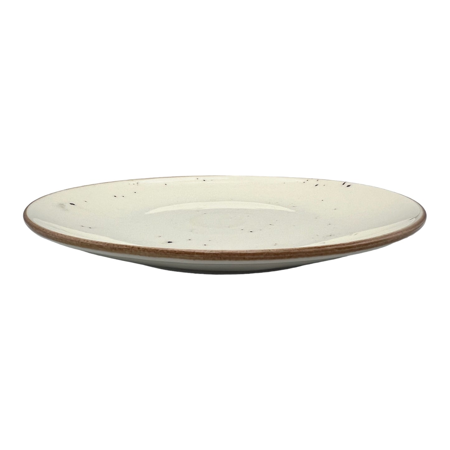 Cream Speckled Dinner Plate - Small