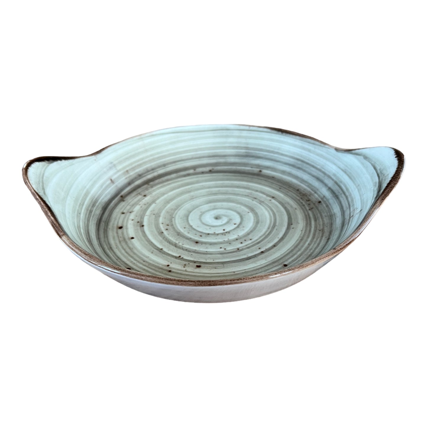 Grey Round Eared Dish - Large