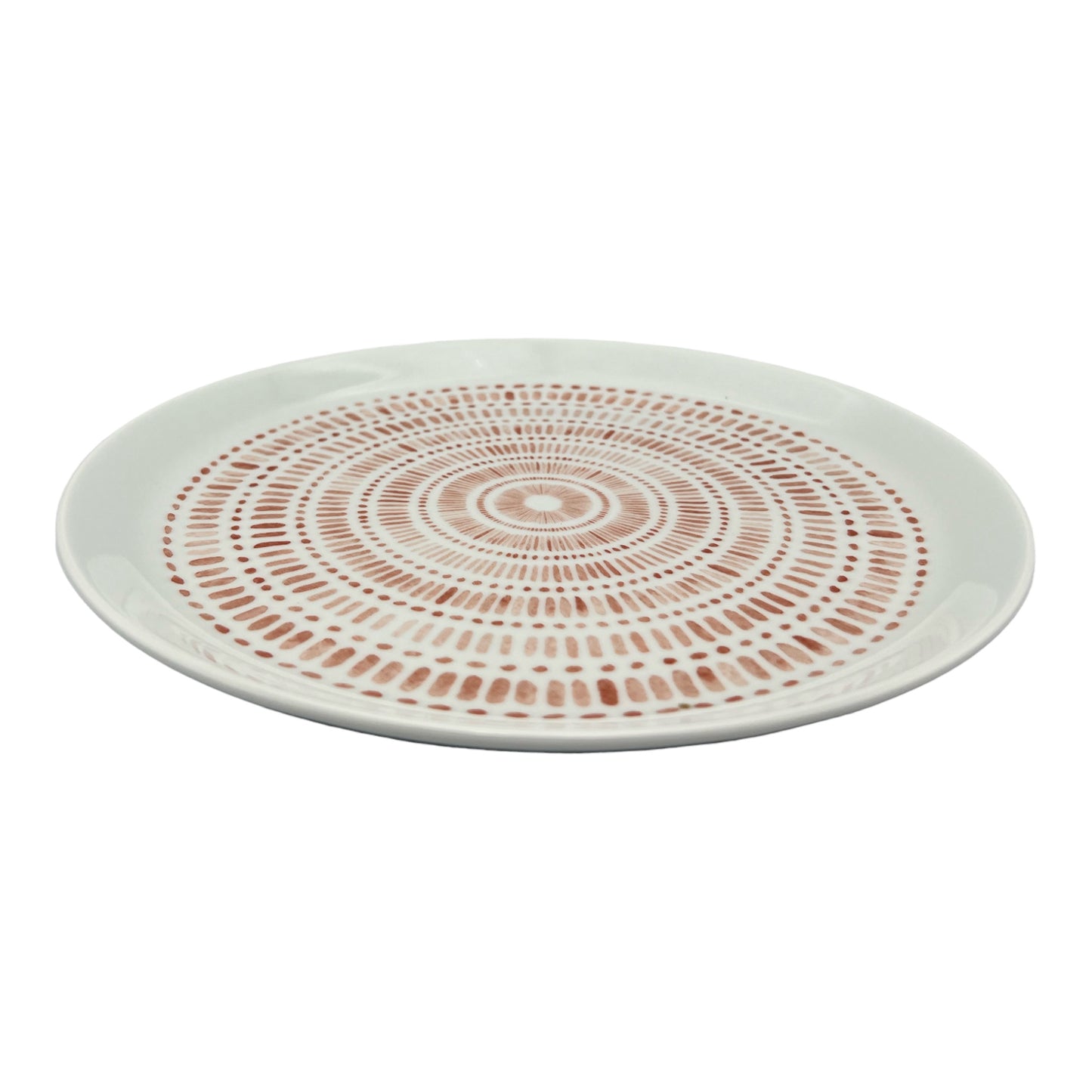 Orange Fossil Dinner Plate - Medium