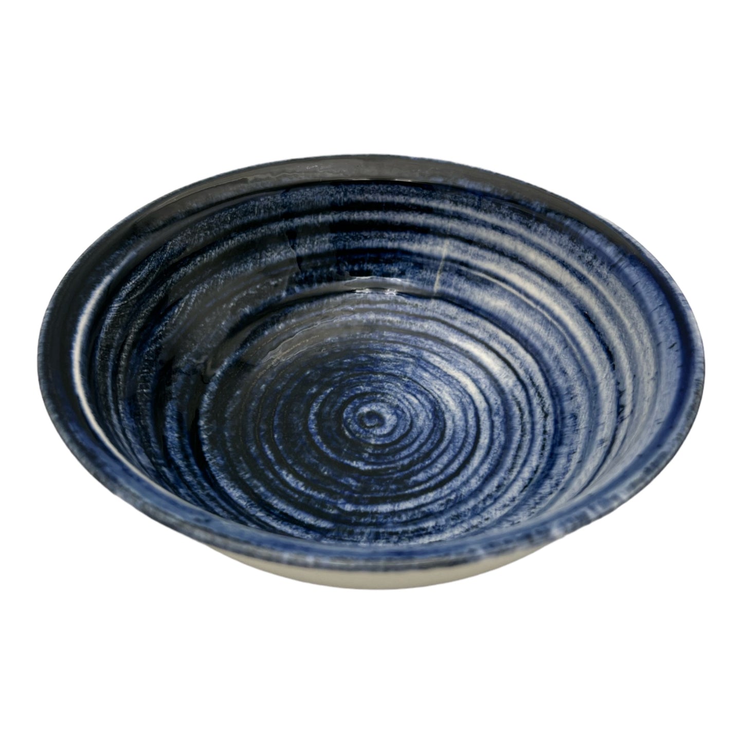 Blue Ripple Bowl