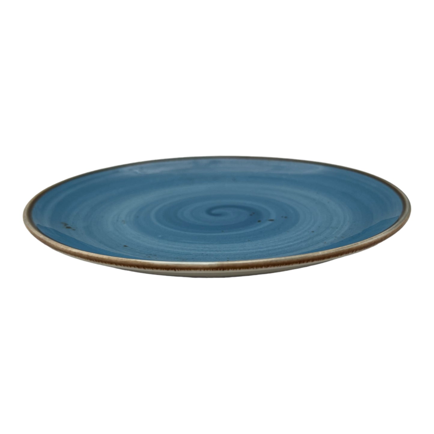 Blue Speckled Spiral Side Plate